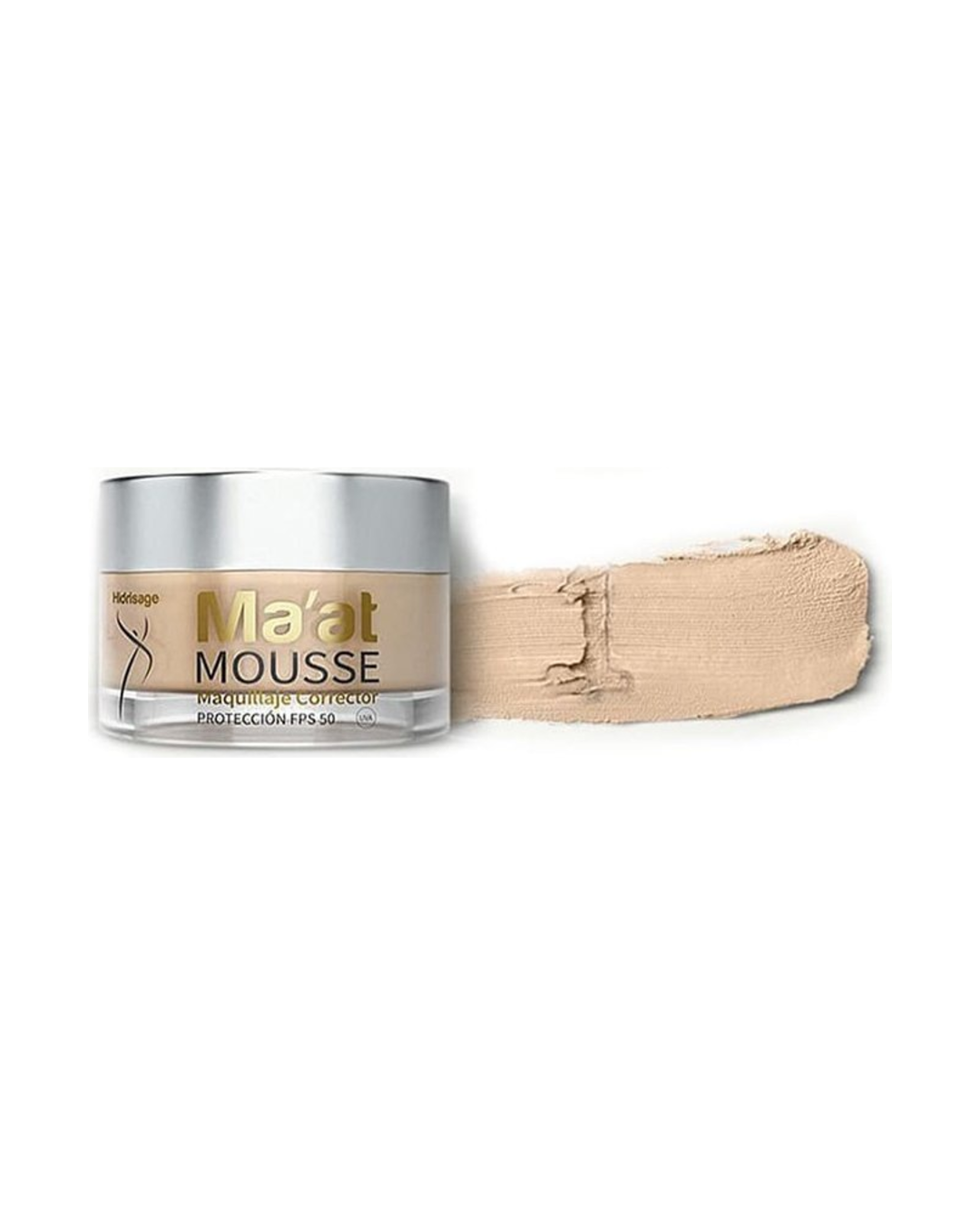 Ma’At Mousse Maquillaje Corrector Tono 1 SPF 50 de 25g