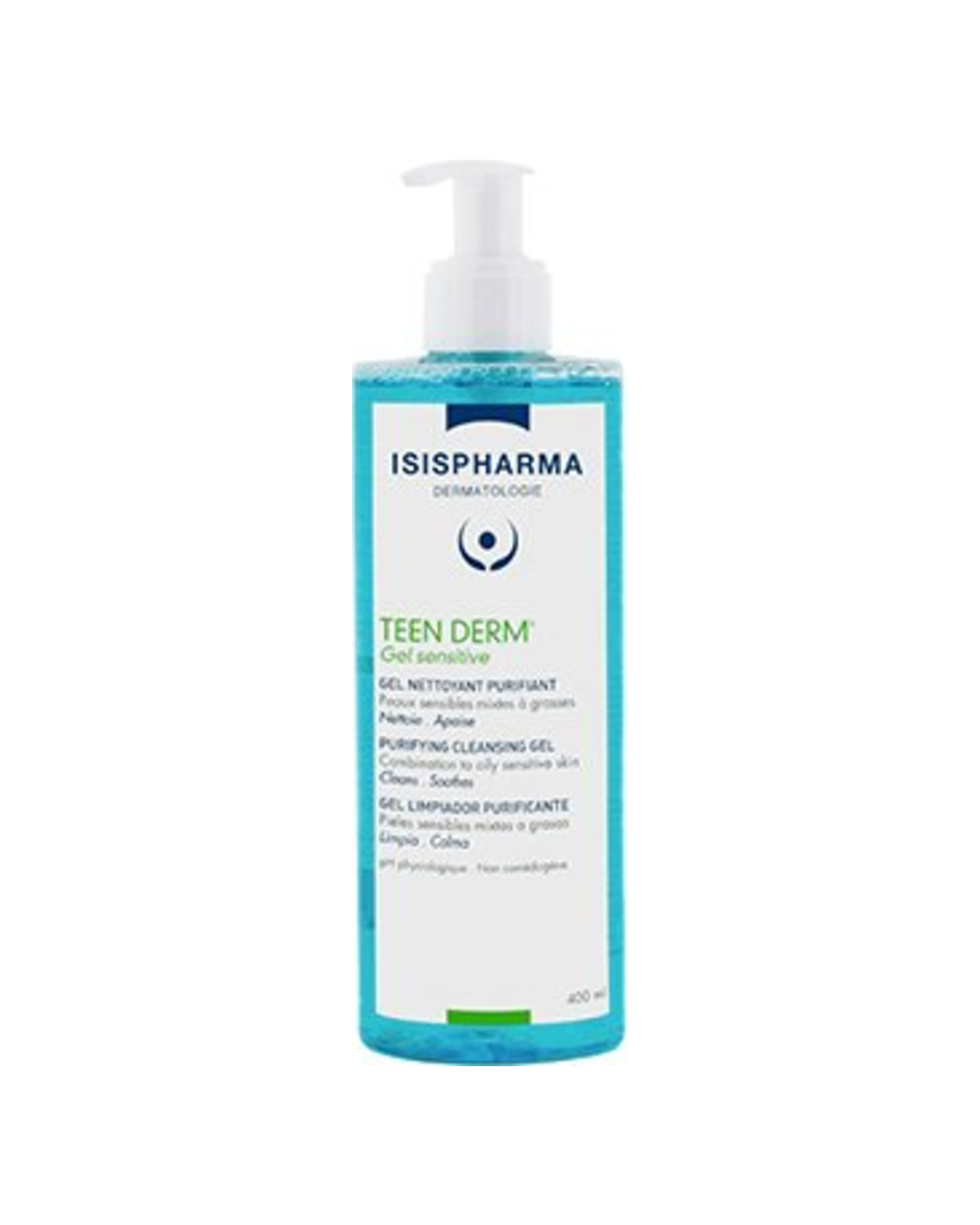 Isispharma Teen Derm Gel Sensitive 400 ml