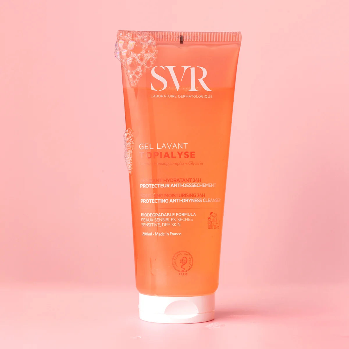SVR Topialyse Gel Lavant Dermo Limpiador Piel Seca/Atópica 200ml