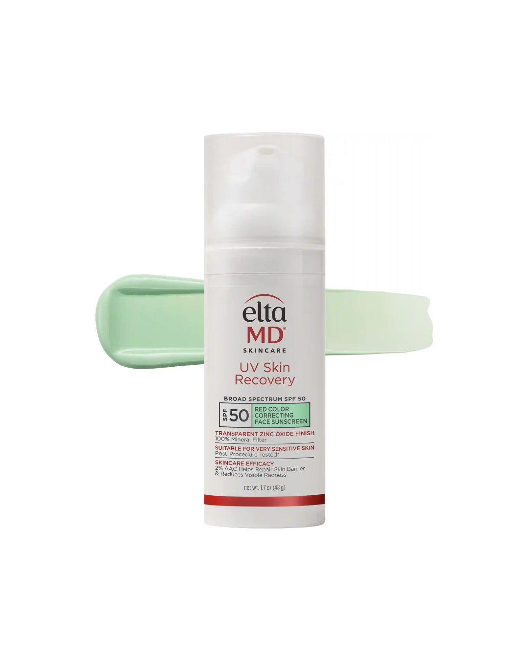 Elta MD UV Skin Recovery Protector Solar Corrector de Rojeces Tinte Verde SPF 50