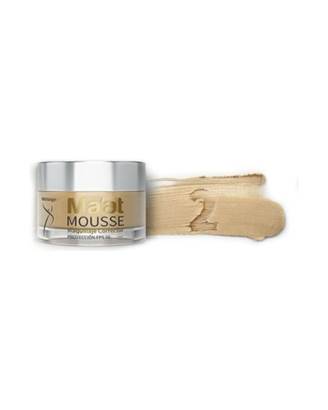 Ma’At Mousse Maquillaje Corrector Tono 2 SPF 50 de 25g