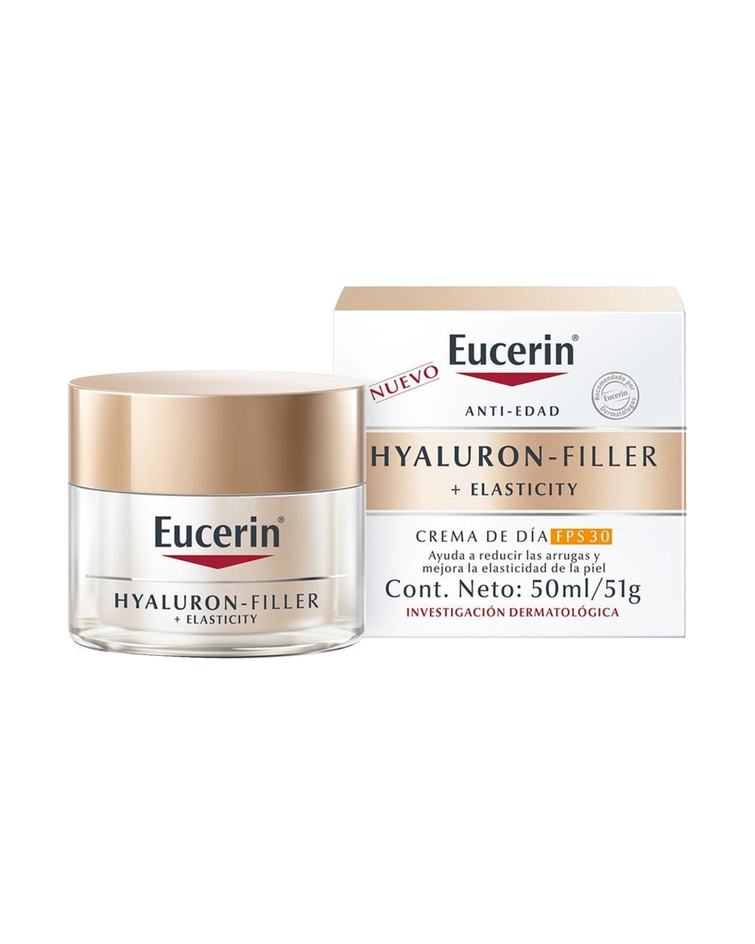 Eucerin Hyaluron Filler + Elasticity Crema de Dia FPS 30 50 ml