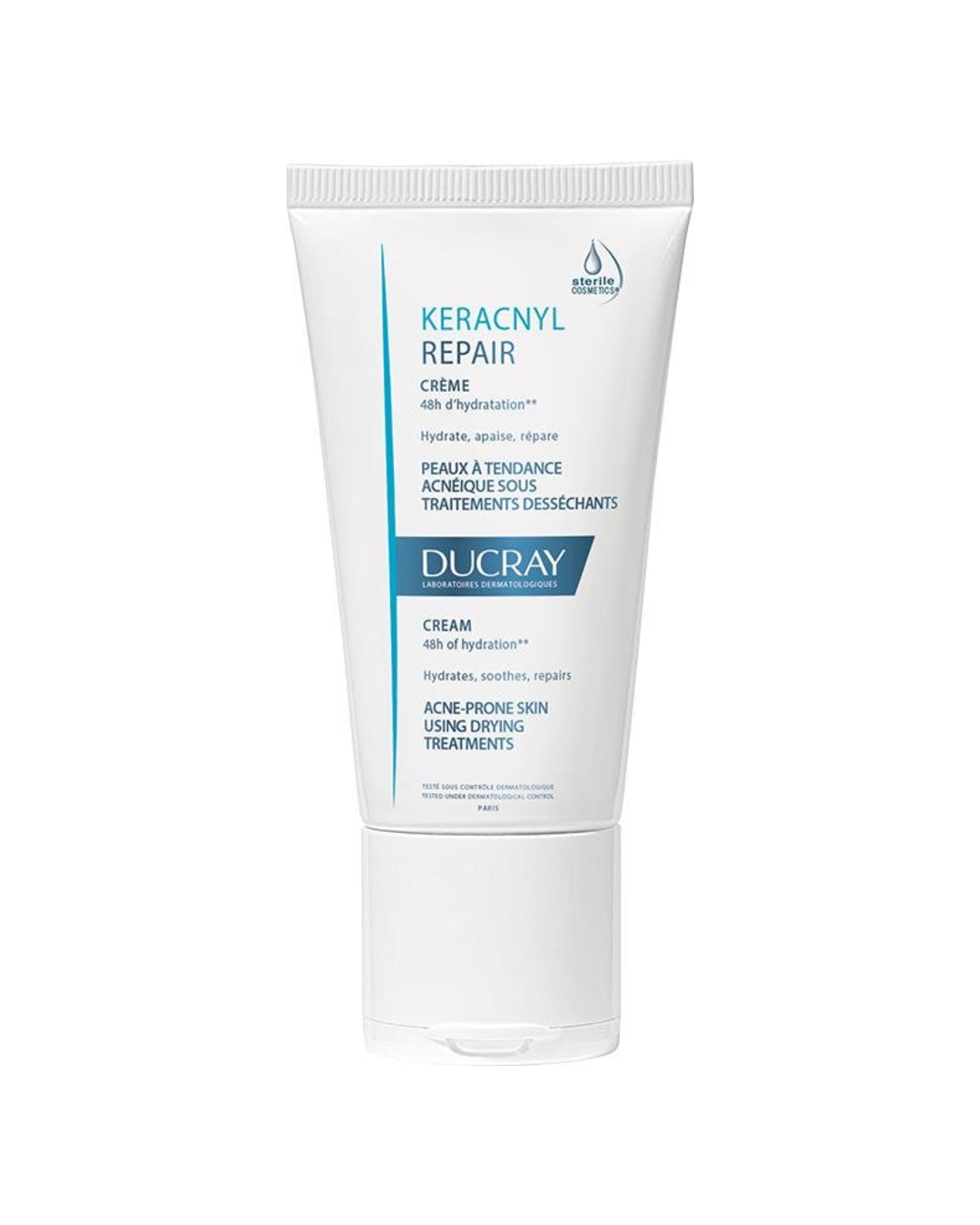 Ducray Keracnyl Repair Crema, Piel con Tendencia Acnéica 50 ml