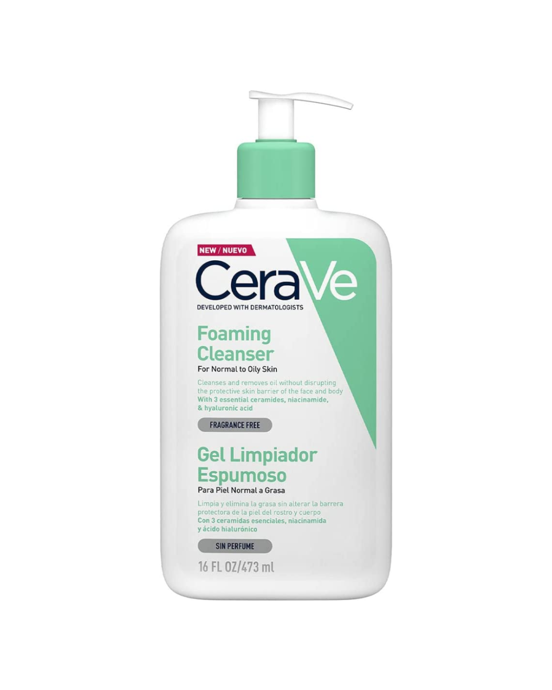 CeraVe Gel Limpiador Espumoso 473ml
