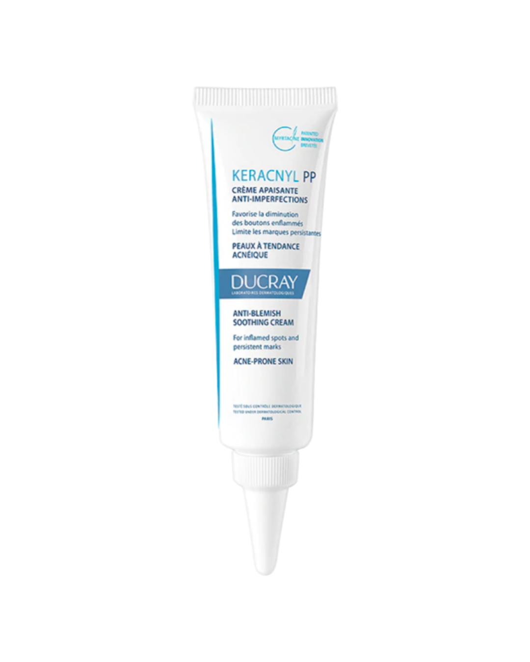 Ducray Keracnyl PP, Crema Facial Calmante Anti-Imperfecciones 30 ml