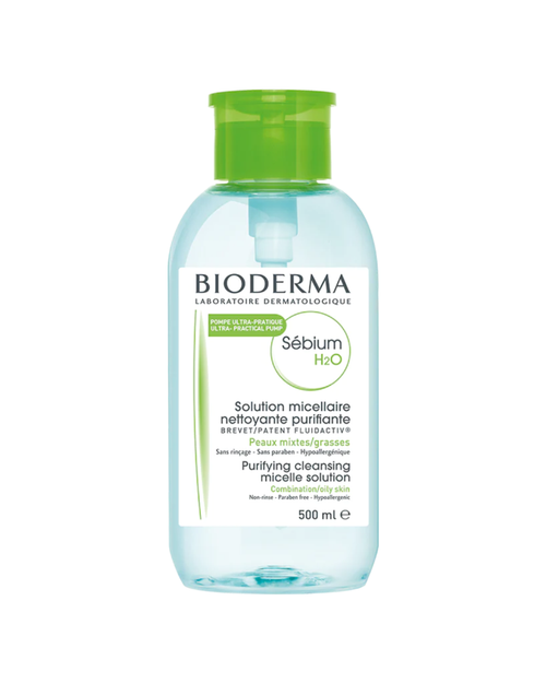 Bioderma Sebium H20 Agua Micelar Bomba Inversa 500 ml
