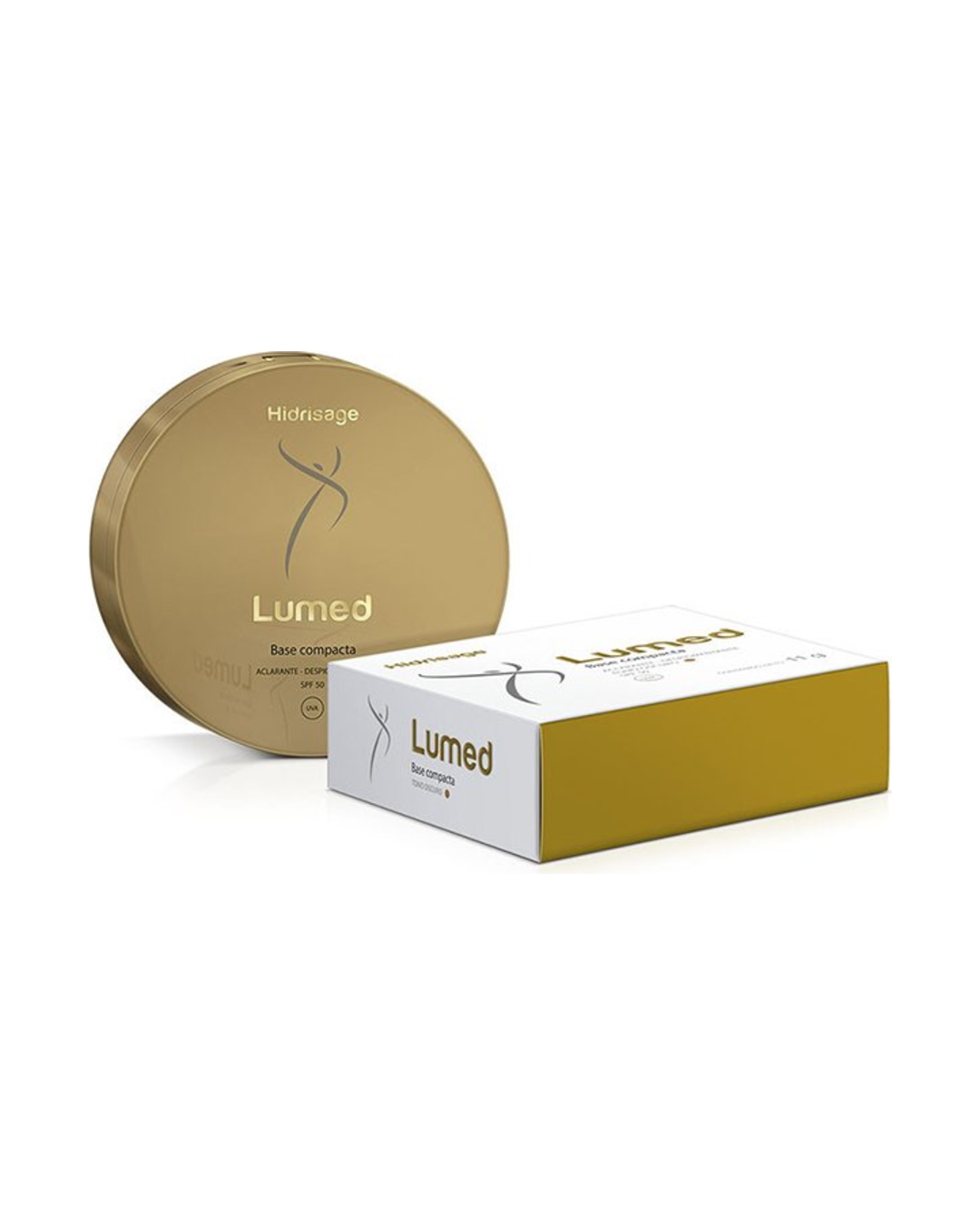 Lumed Base Compacta Tono Oscuro SPF 50 de 11g