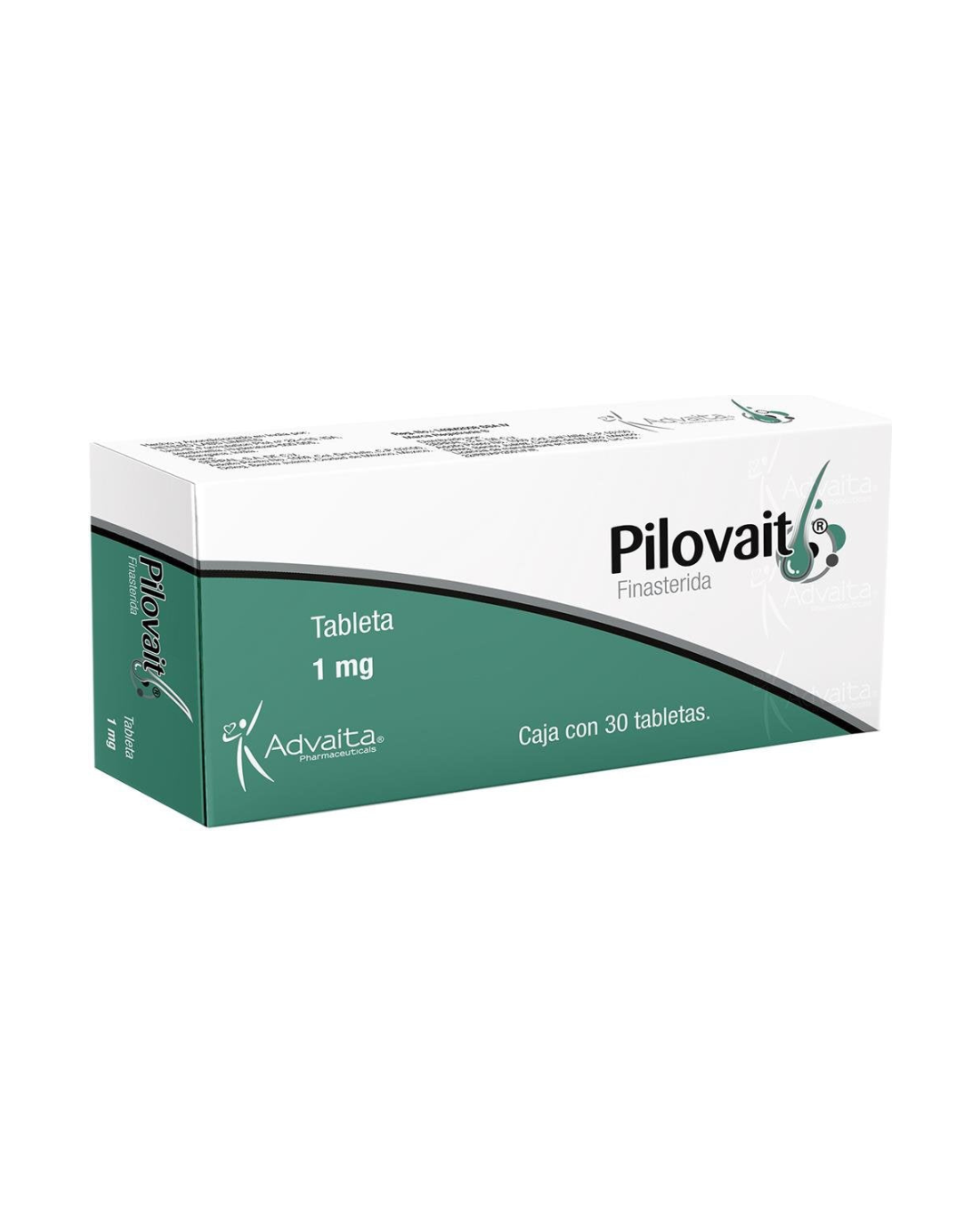 Pilovait Finasterida 1 mg 30 Tabletas