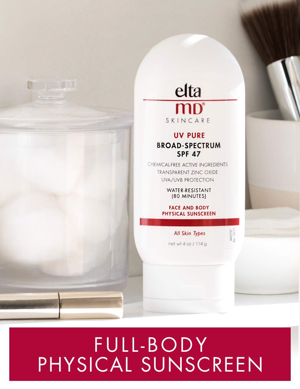 Elta MD UV Pure Broad Spectrum SPF 47 Face And Body 114g