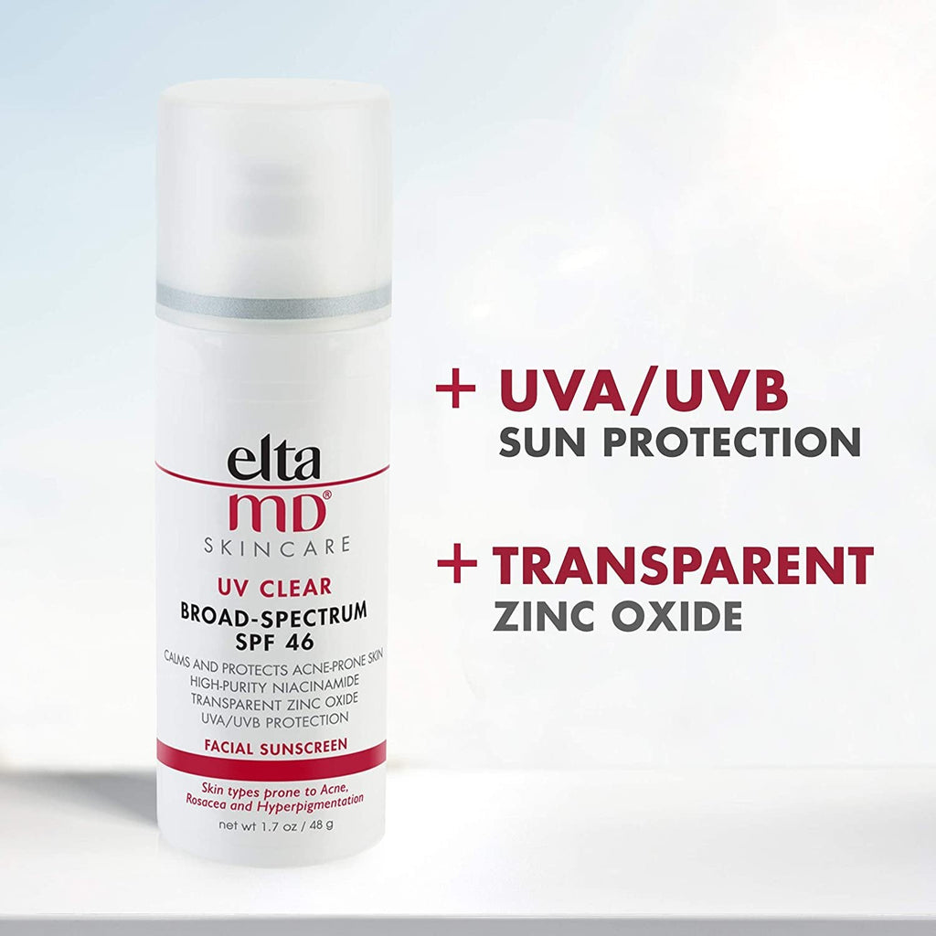 Elta MD UV Clear Broad Spectrum SPF 40 Moisturizing Facial Screen 48g sin Tinte