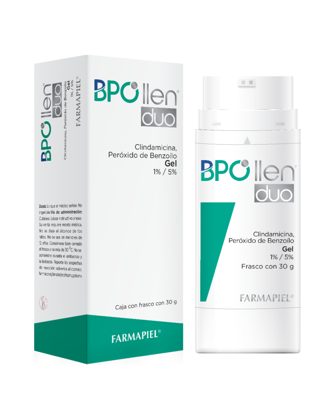 Bpollen Duo Gel Clindamicina, Peróxido de Benzoílo 30gr