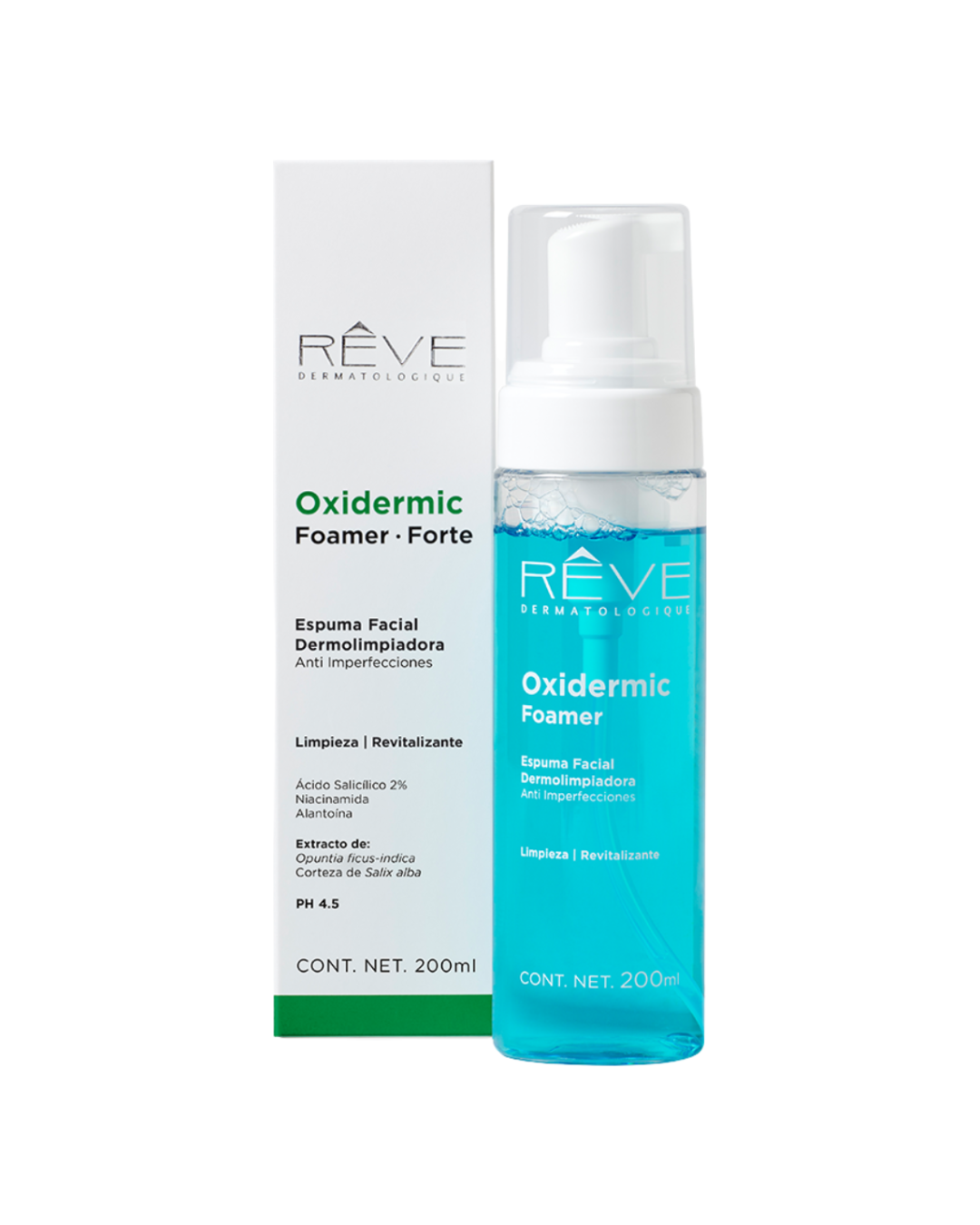 Reve Oxidermic Forte Espuma 200ml
