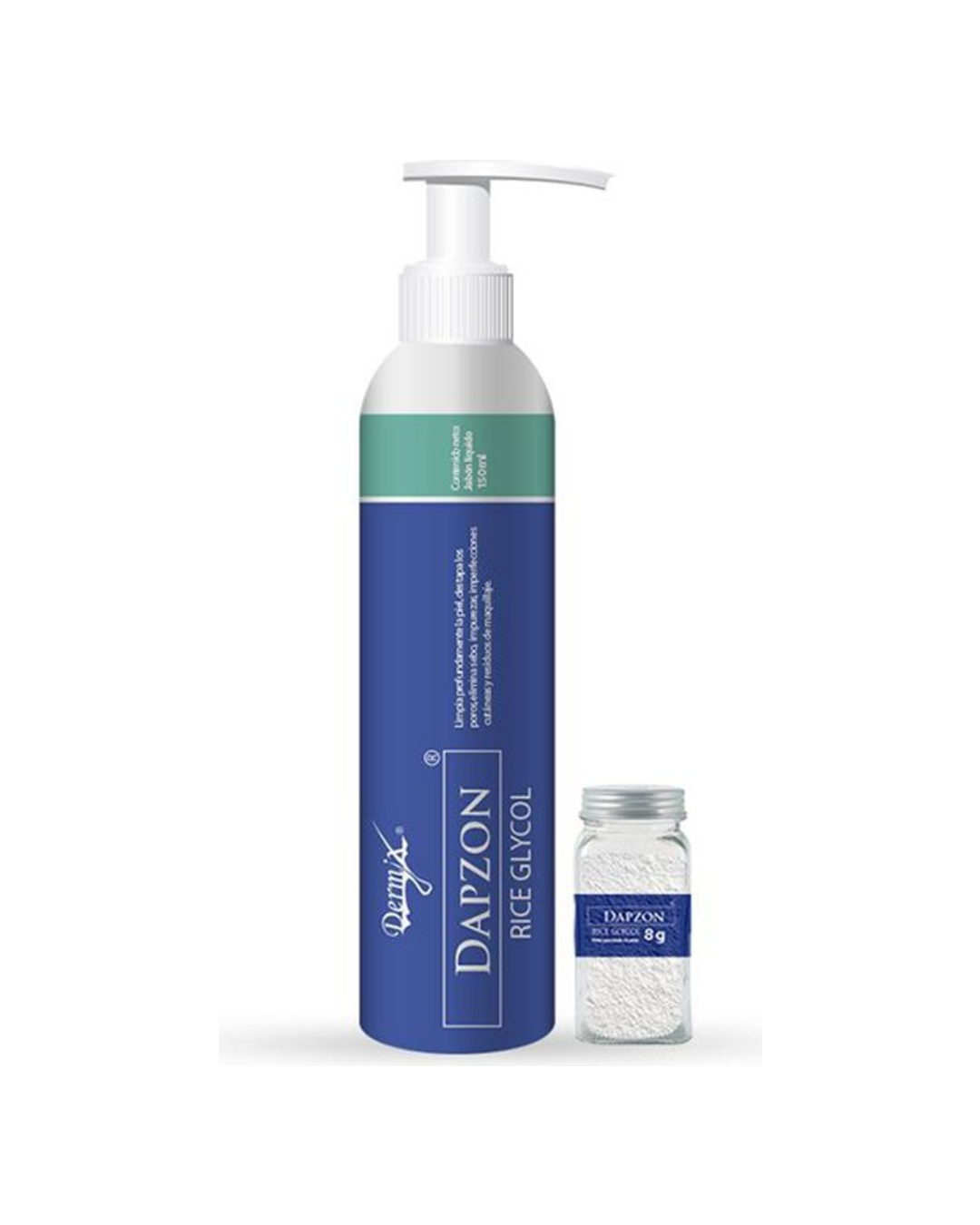 Dermix Dapzon Rice Glycol Jabón Líquido Exfoliante con Ácido Glicólico 7% 150ml