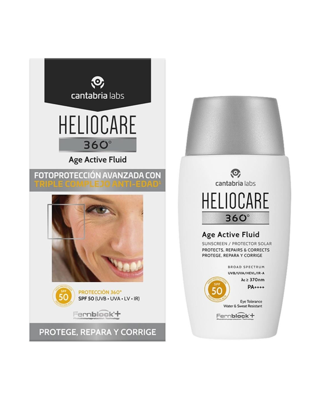 Heliocare 360° Age Active Fluid Triple Complejo Anti Edad FPS 50 50ml