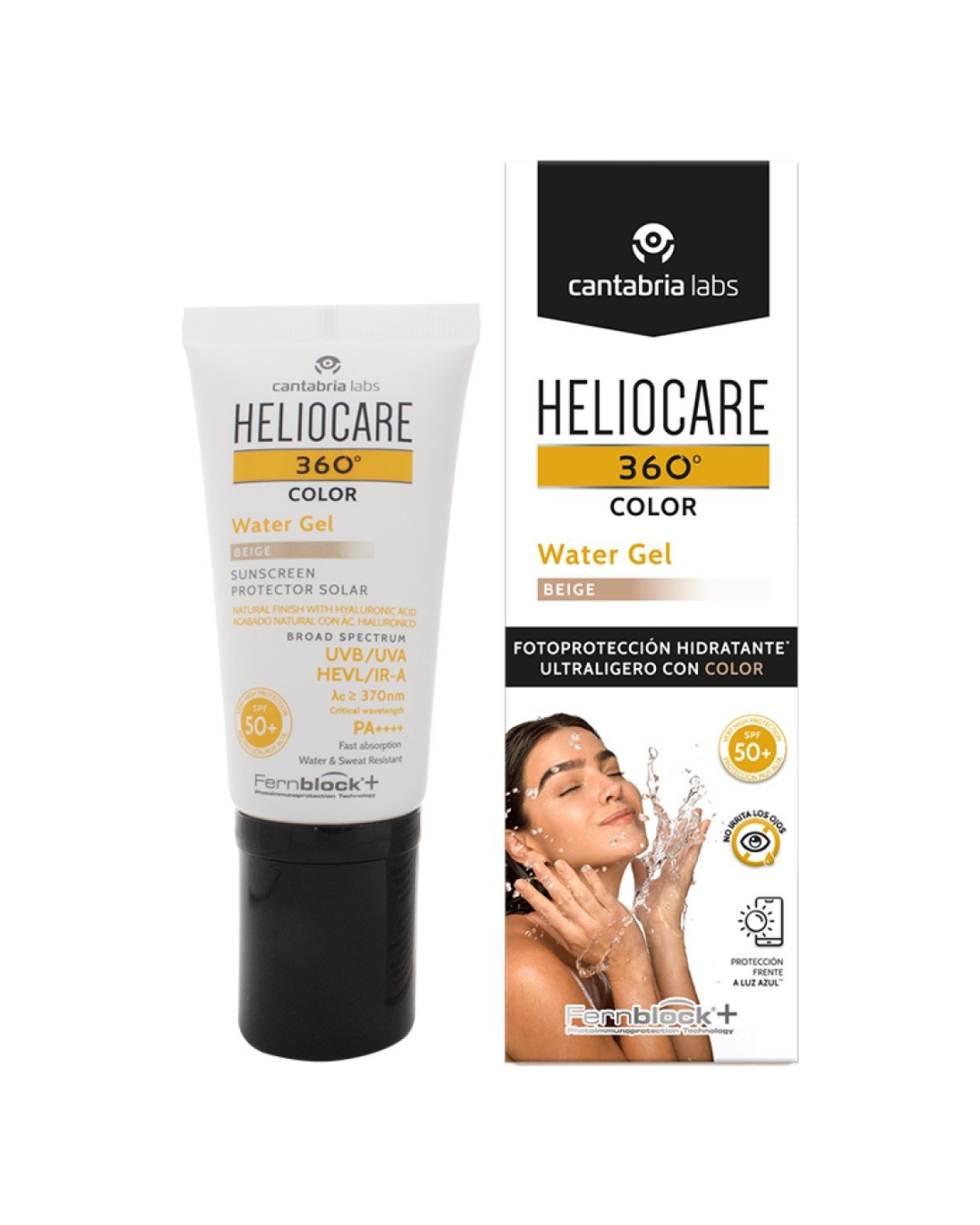 Heliocare 360° Water Gel 50+ Color Beige Fotoproteccion Hidratante 50ml SPF 50+