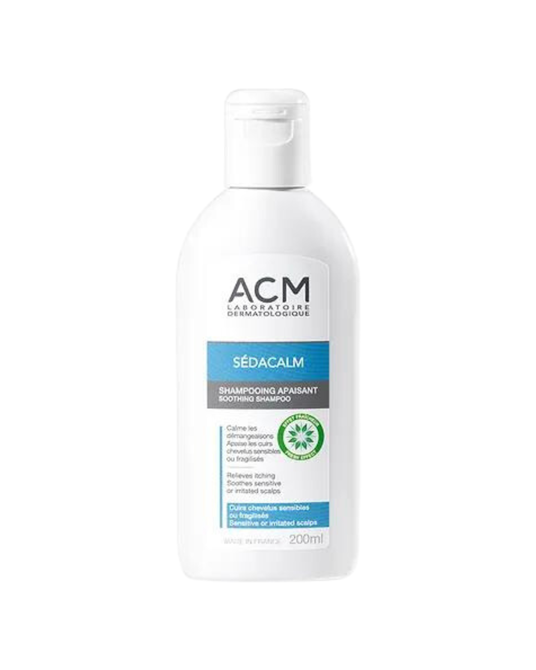 Acm Sédacalm Shampoo Calmante Cuero Cabelludo Sensible Irritado, Comezón 200 ml