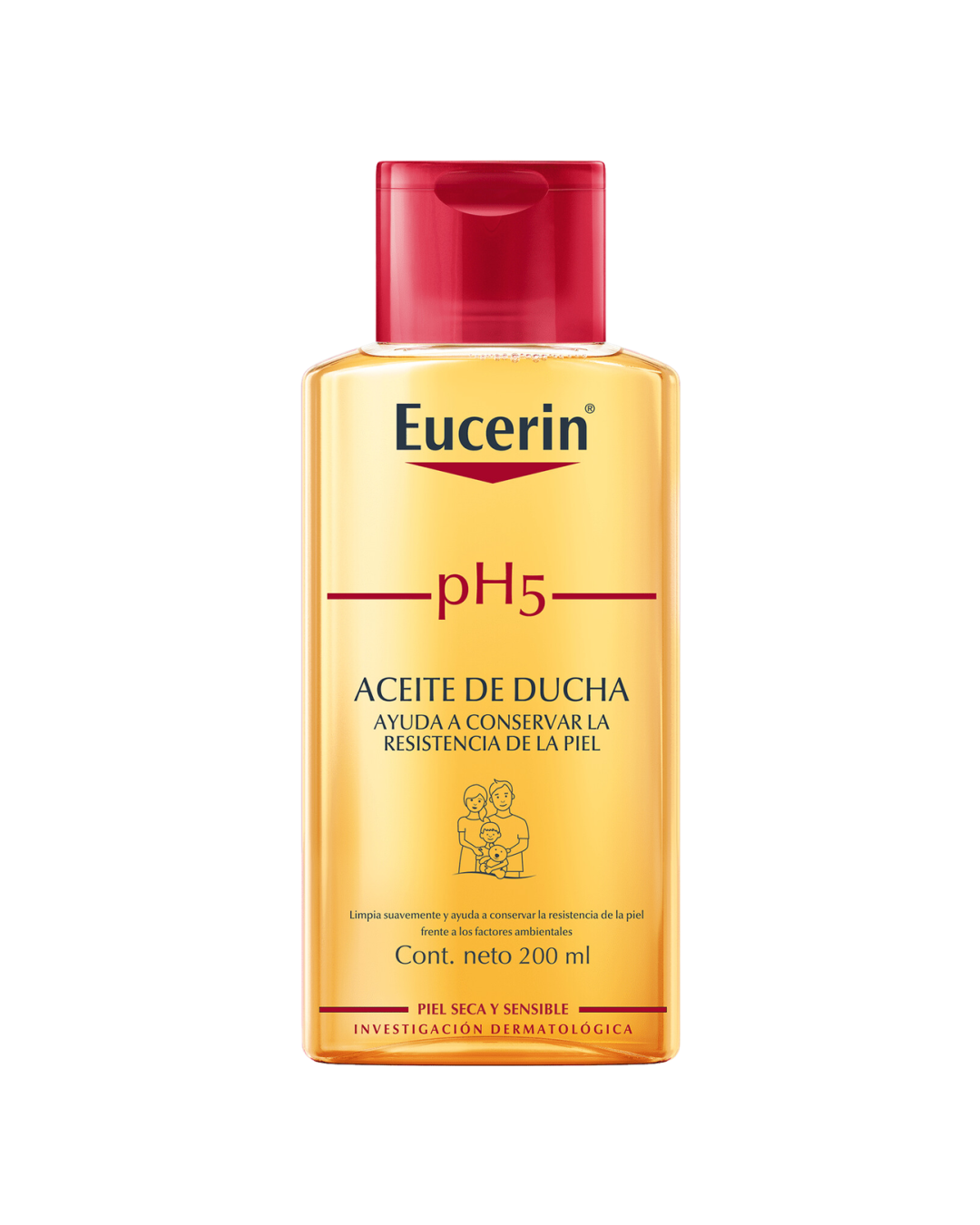 Eucerin Aceite de Ducha para Piel Seca y Sensible 200 ml