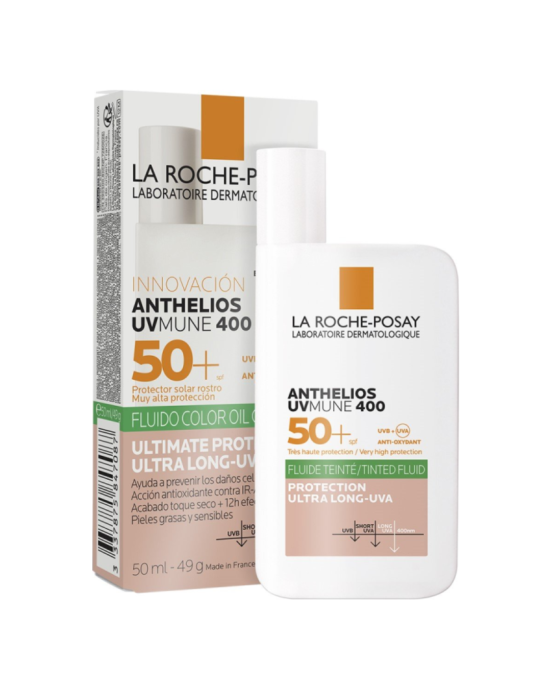 La Roche-Posay Anthelios UV Mune 400 SPF 50+ Fluido Color Oil Control 50ml