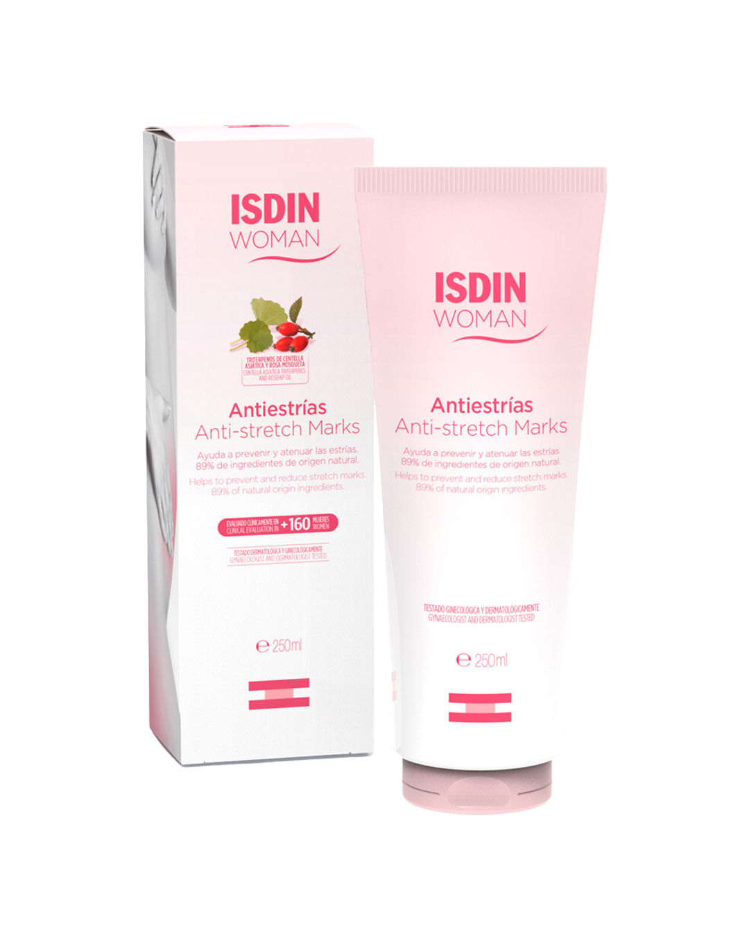 ISDIN Woman Antiestrías Previene y Atenúa Estrías 250 ml