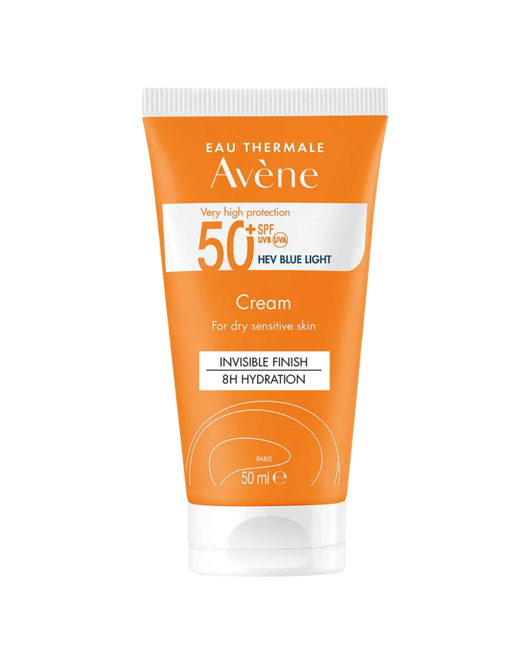 Avène Crema sin Color Protector Solar Facial FPS 50+ Pieles Sensibles Secas 50 ml