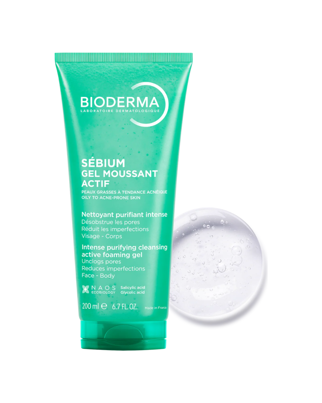 Bioderma Sebium Gel Moussant Actif 200ml