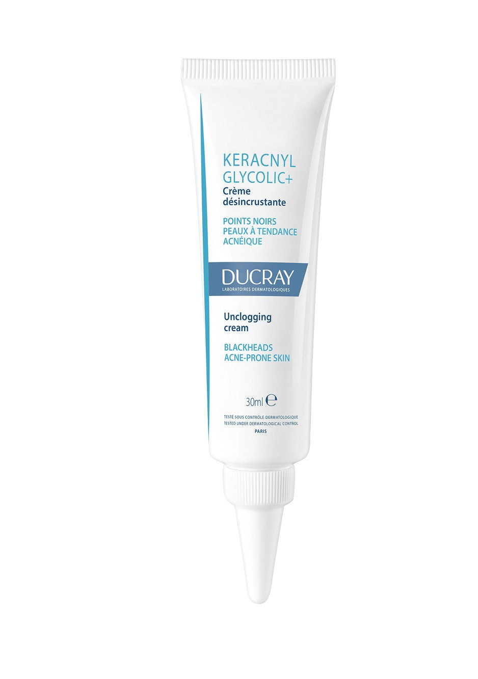 Ducray Keracnyl Glycolic+ Crema Desincrustante 30ml