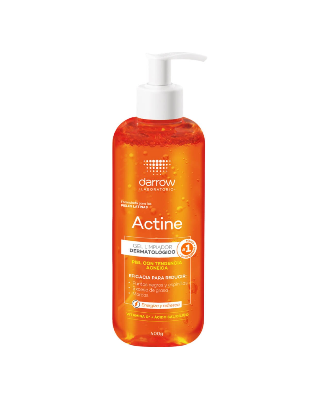 Darrow Actine Gel Limpiador para Piel con Tendencia Acnéica 400g