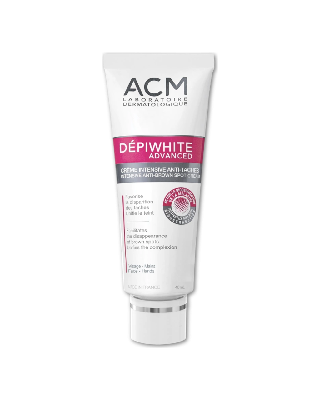 Acm Dépiwhite Advanced Crema Intensiva Anti-Manchas Rostro, Escote y Manos 40 ml