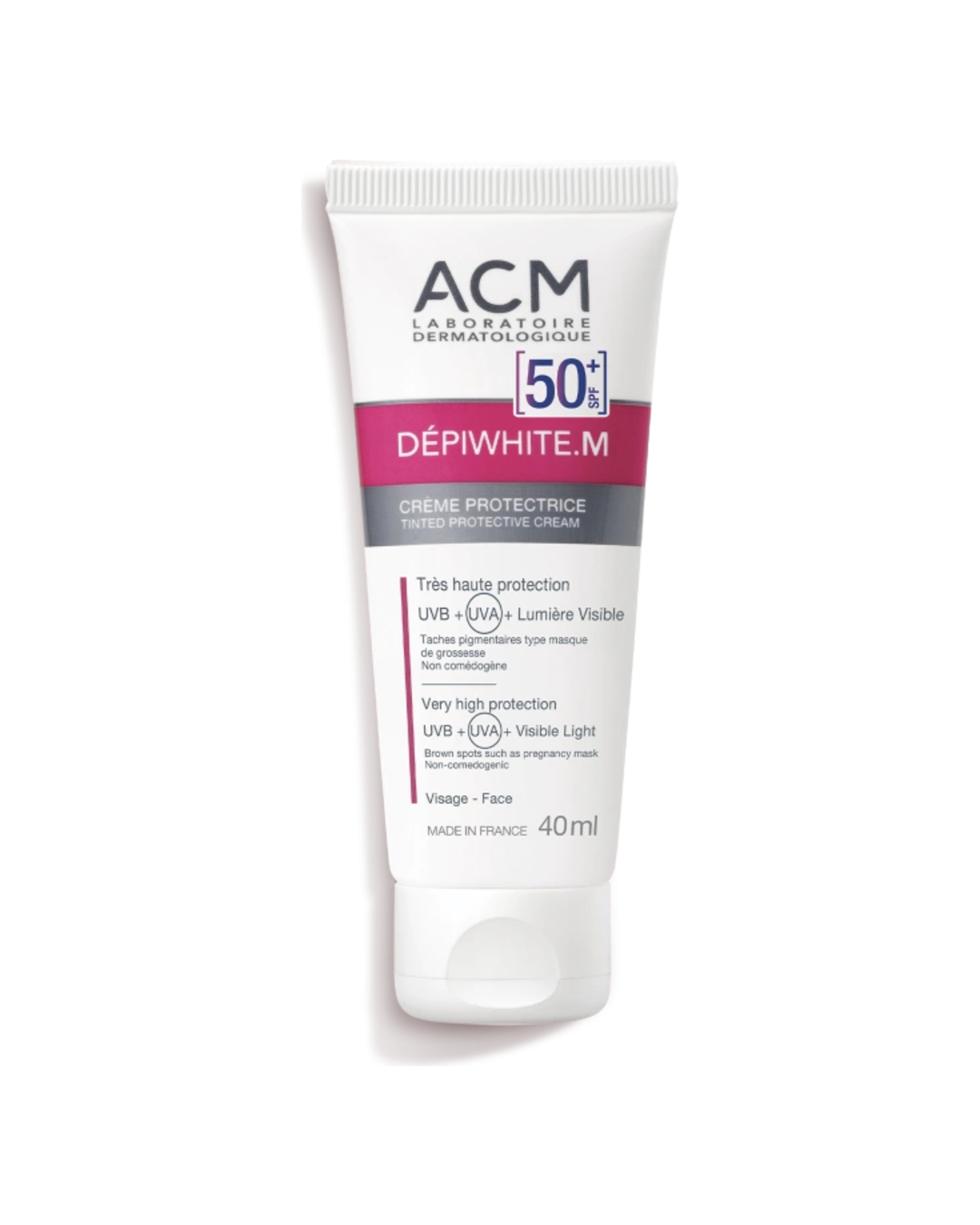 Acm Dépiwhite M FPS 50+ Crema Protectora Solar sin Color Rostro 40 ml