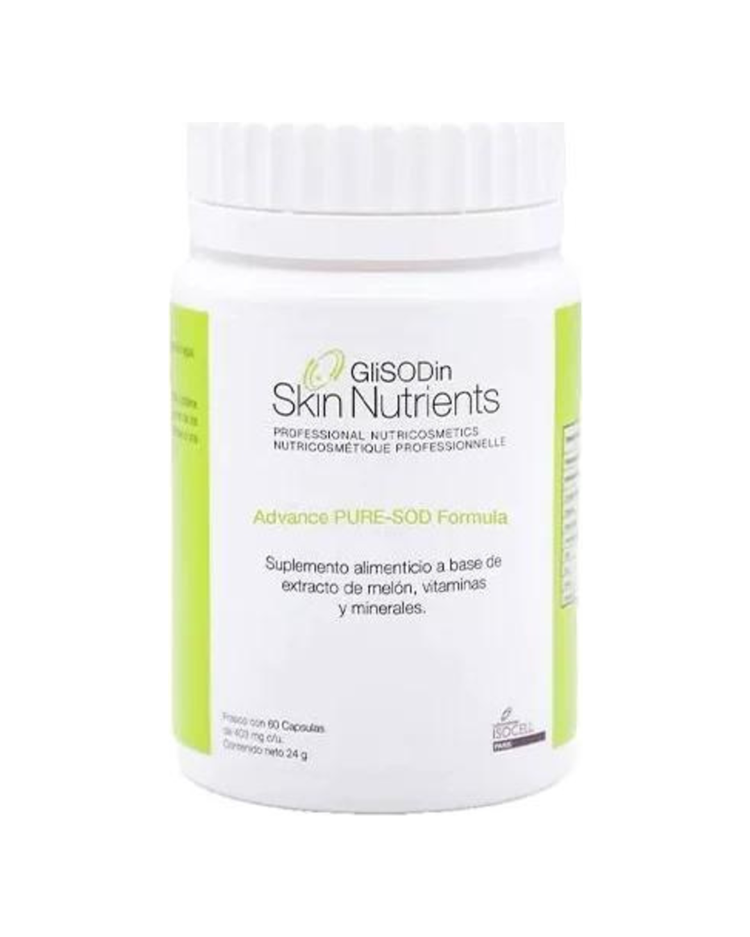 Glisodin Skin Nutrients Advanced Pure-Sod Vitiligo 60 Caps