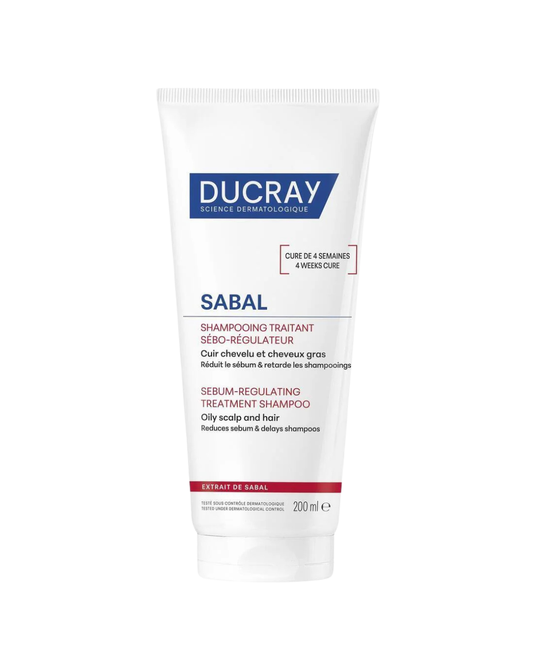 Ducray Sabal Shampoo Tratante Seborregulador Cabello Graso 200 ml