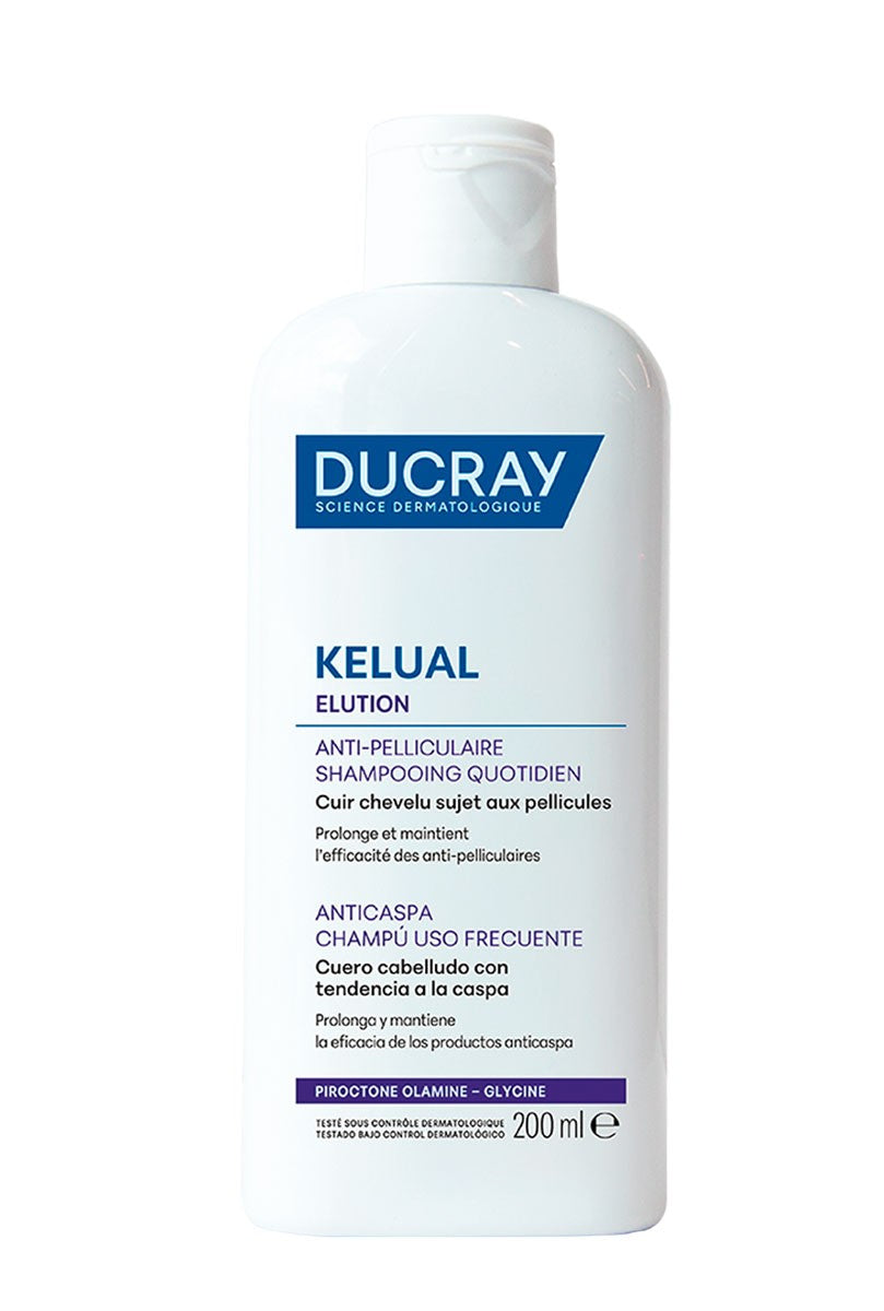 Ducray Kelual Elution Shampoo Reequilibrante Anticaspa 200ml