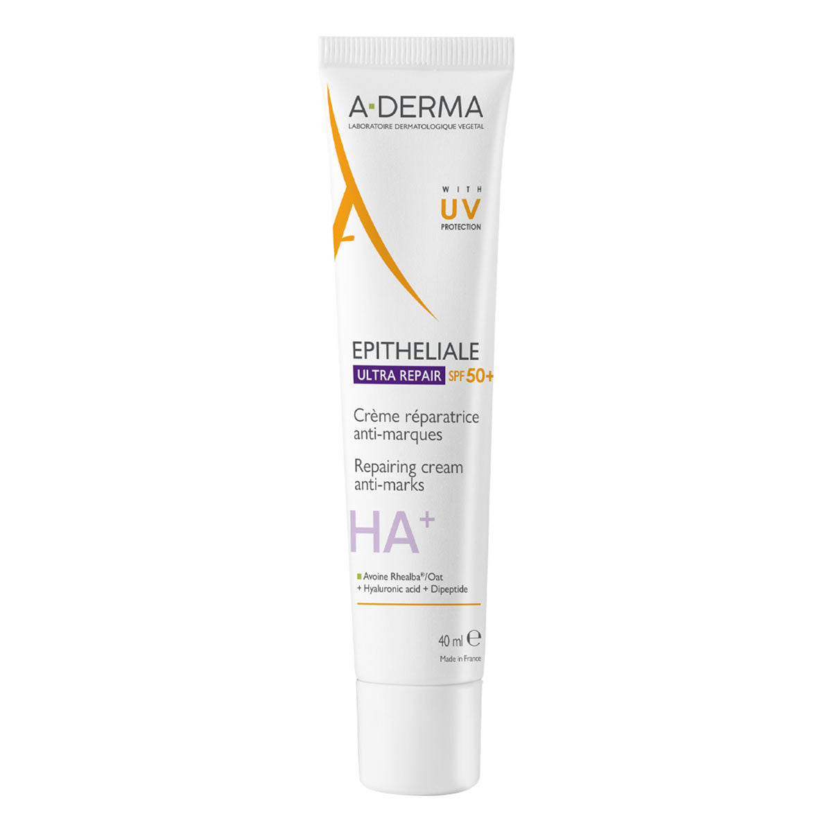 A Derma Epitheliale A.H Ultra Crema Reparadora Calmante SPF 50+ 40 ml