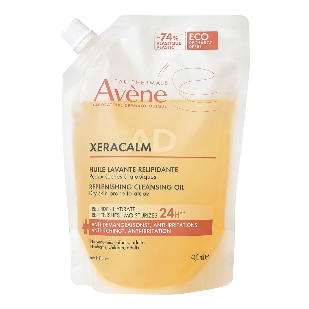 Avène XeraCalm A.D. Aceite de Ducha Limpiador Relipidizante Ecorepuesto 400 ml