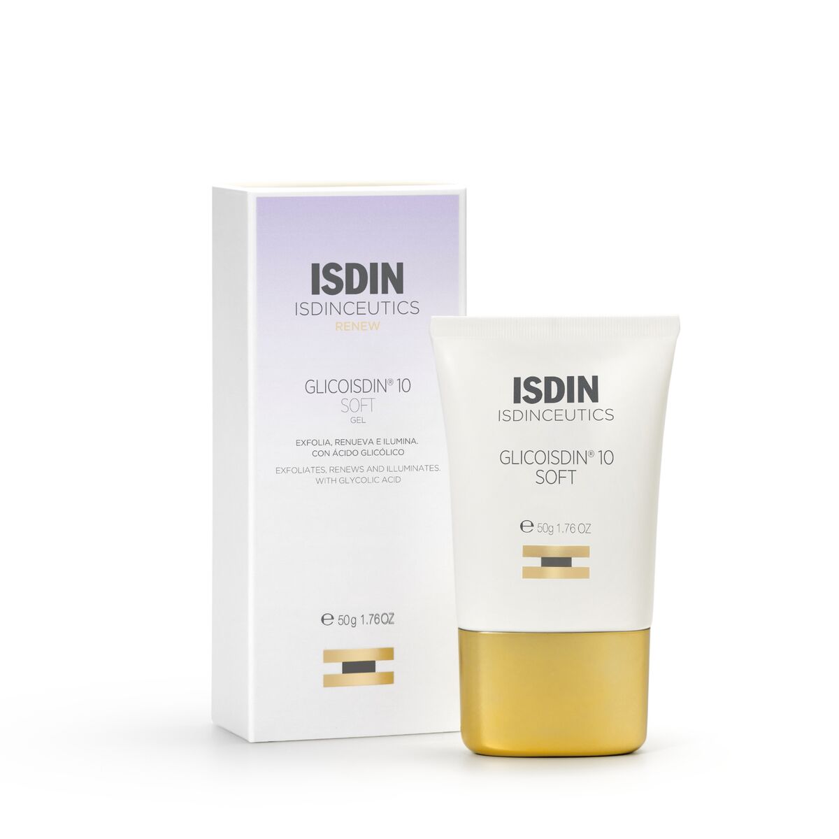 Isdinceutics Glicoisdin 10 Soft Gel Facial Antiedad con Efecto Peeling 50 g