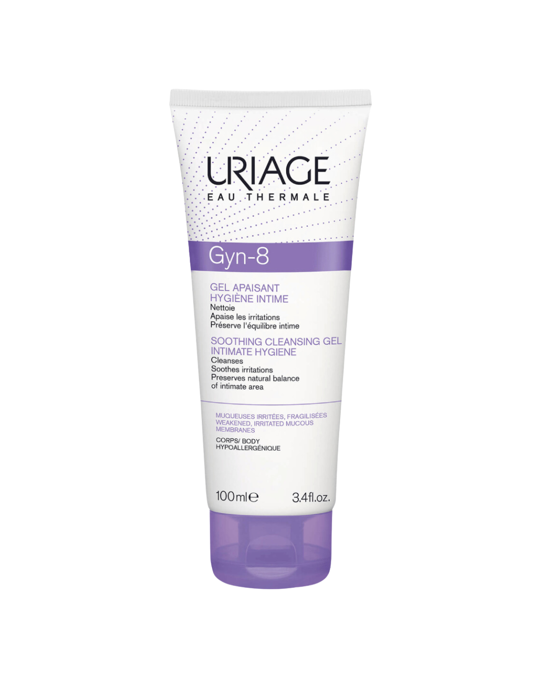 Uriage Gyn 8 Gel de Efecto Calmante para la Higiene Íntima 100 ml