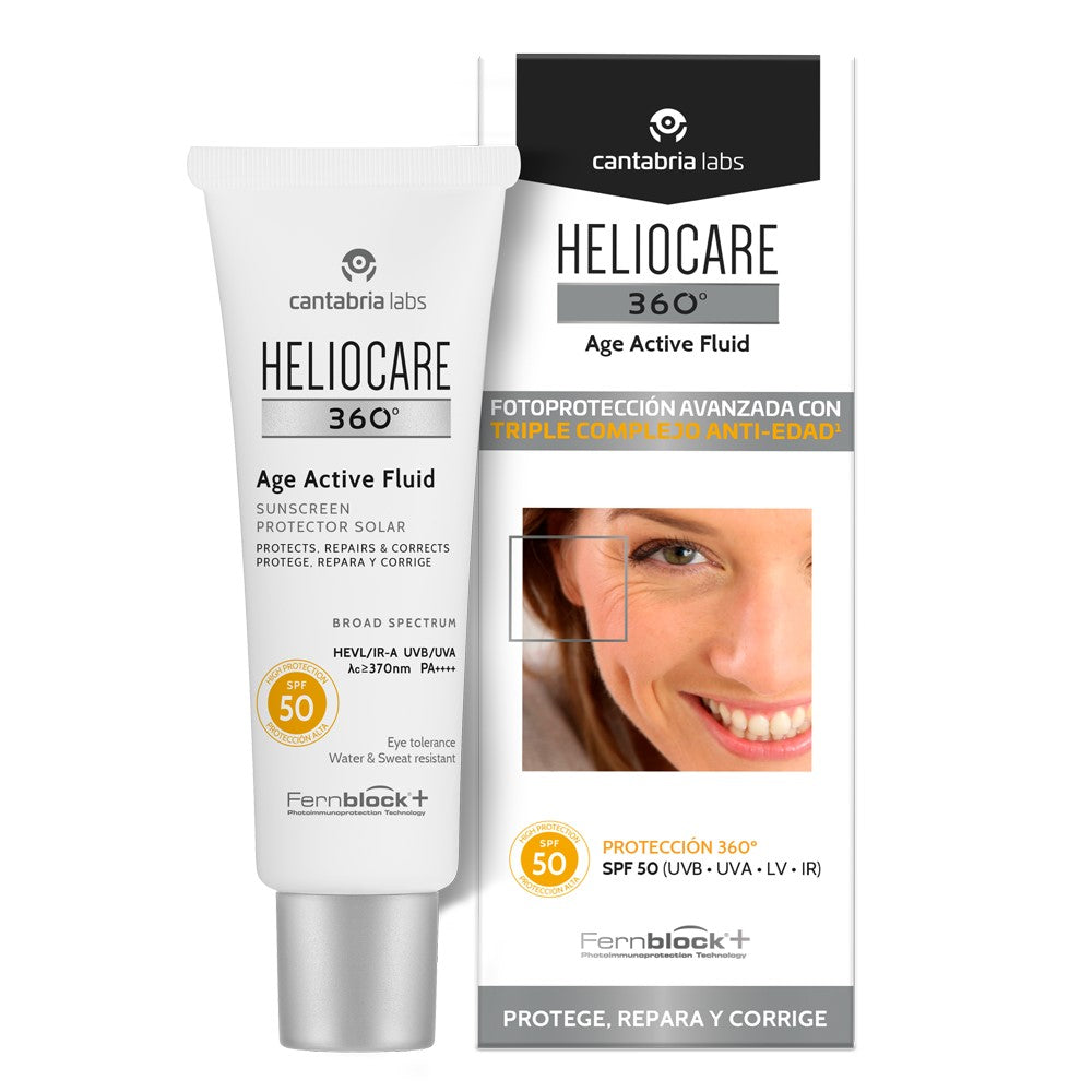 Heliocare 360° Age Active Fluid Triple Complejo Anti Edad FPS 50 50ml