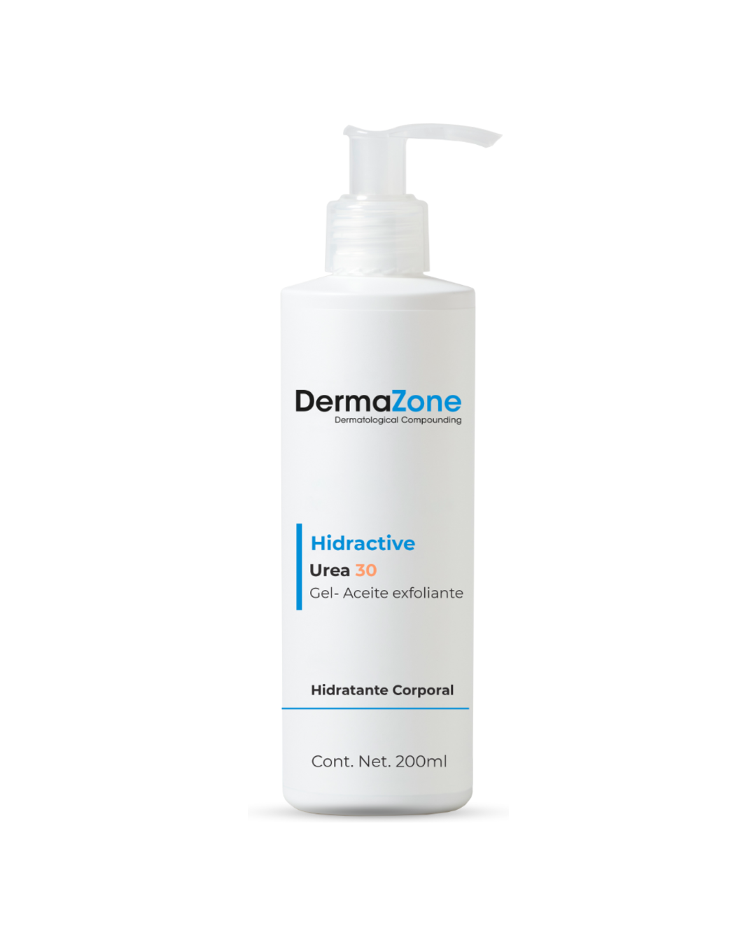 DermaZone Hidractive Urea 30 Gel Aceite Exfoliante 200 ml