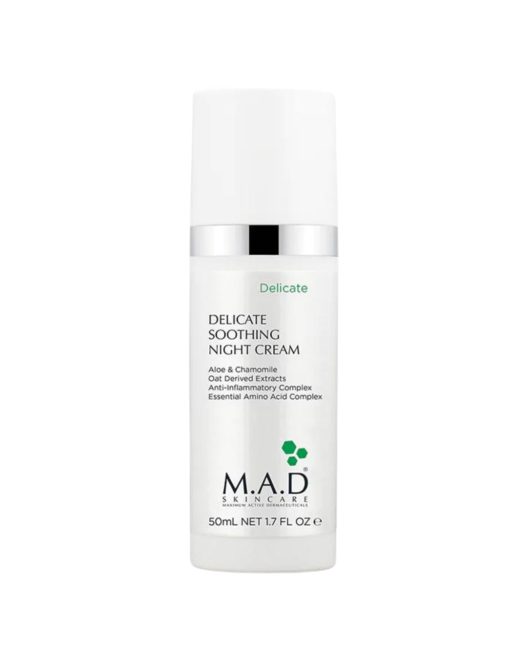 MAD Delicate Soothing Night Cream Crema Calmante de Noche 50 ml