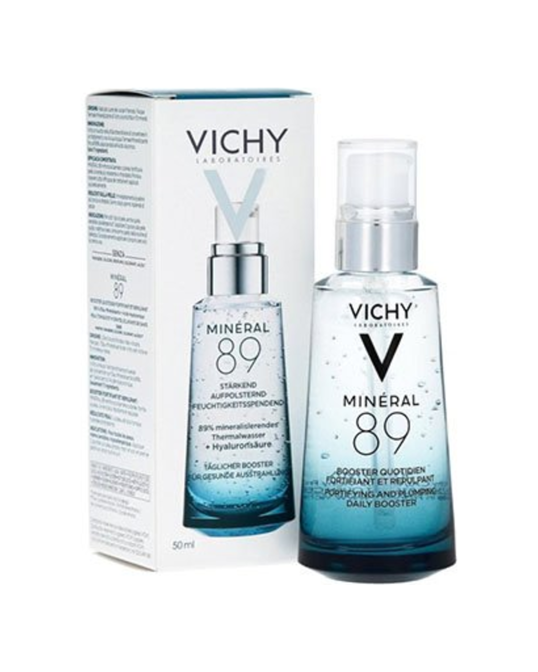 Vichy Minéral 89 Agua Mineralizante + Ácido Hialurónico 50ml