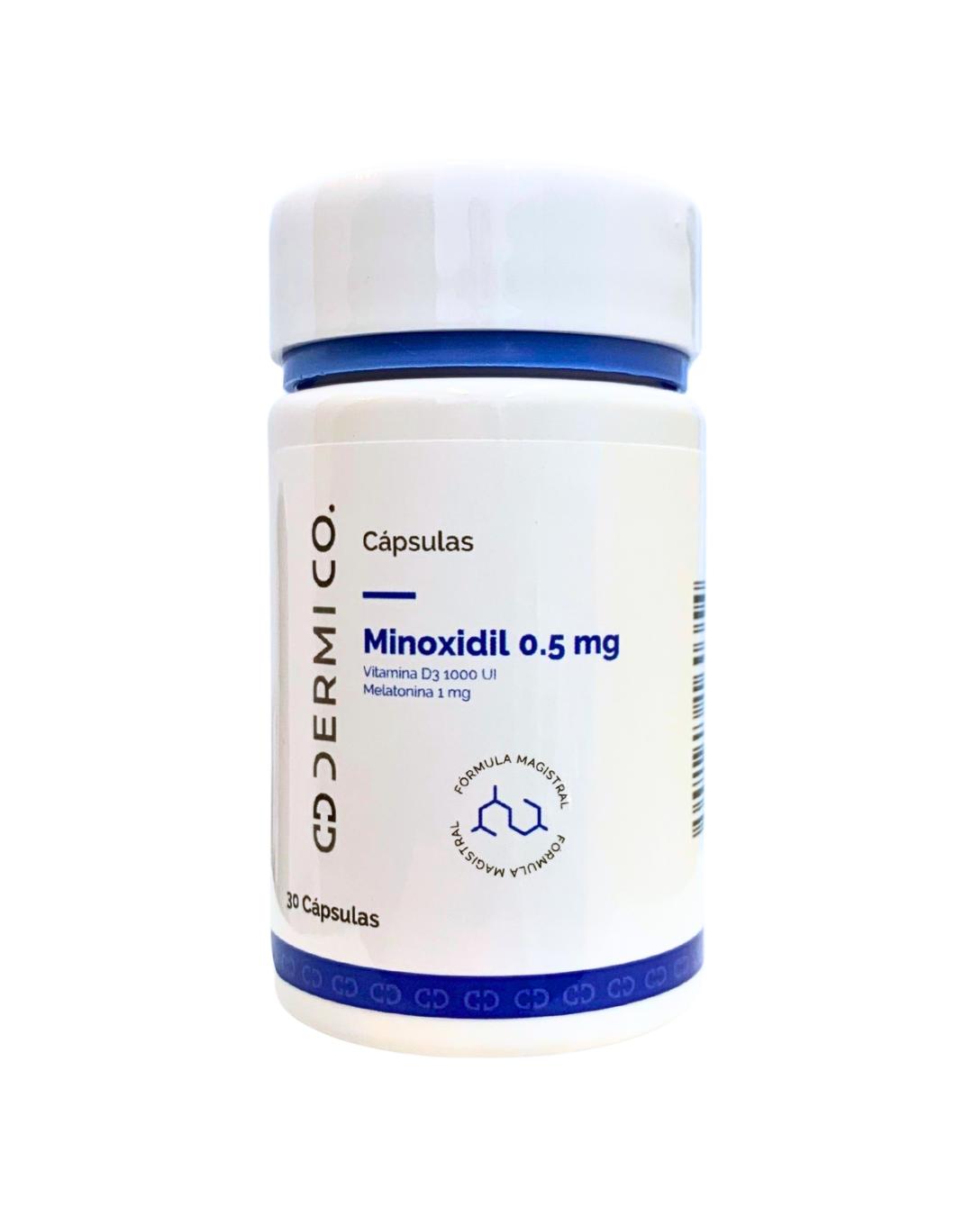 DermiCo. Minoxidil Capsulas 0.5 mg 30 Caps.