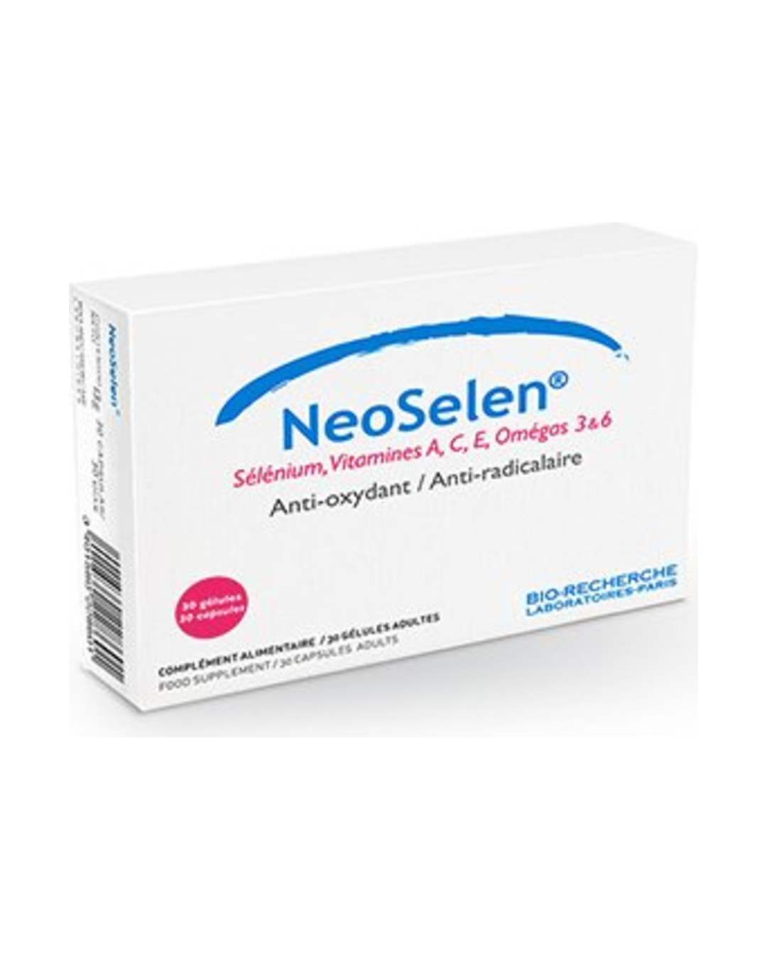 Neoselen Selenio, Vitaminas A,C, E, Omegas 3 y 6 30 Caps.