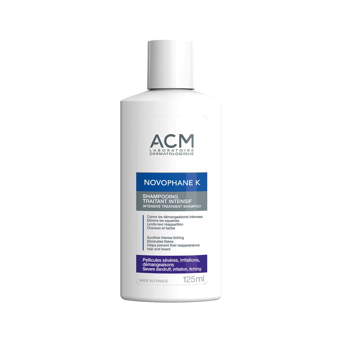 Acm Novophane.K Shampoo Anti-Caspa Estados Escamosos Severos 125 ml