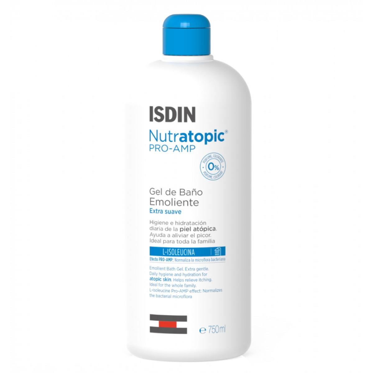 ISDIN Nutratopic Pro-Amp Gel de Baño Emoliente Extra Suave 750ml