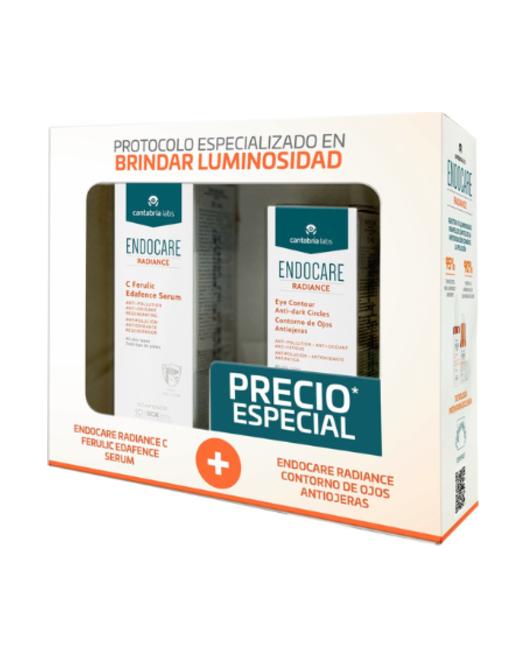 Endocare Pack Radiance C Ferulic Edafence Serum 30ml + Endocare Radiance Contorno de Ojos