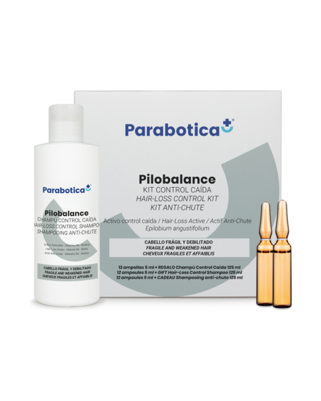 Parabotica Pilobalance Kit Control Caída Ampolletas y Champú