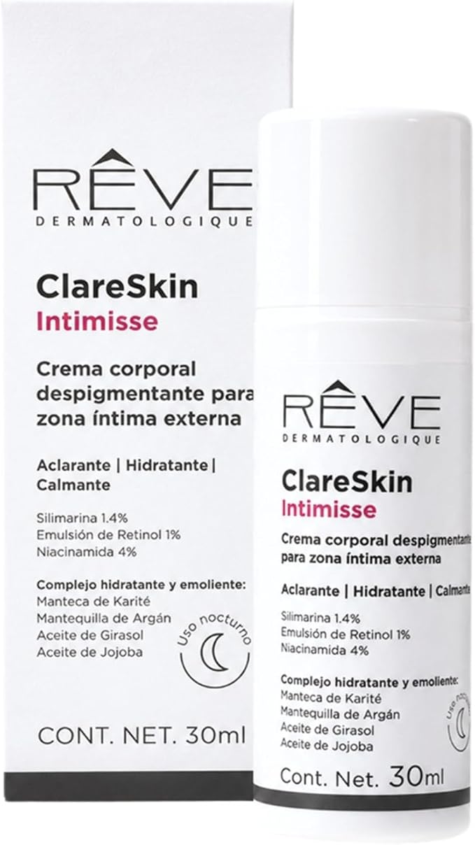 Crema corporal despigmentante para zona intima externa Reve 30ml