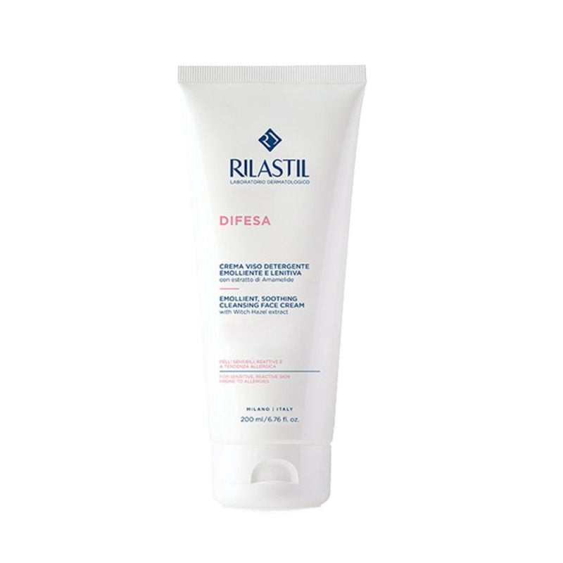 Rilastil Difesa Emollient, Soothing Cleansing Face Cream 200ml