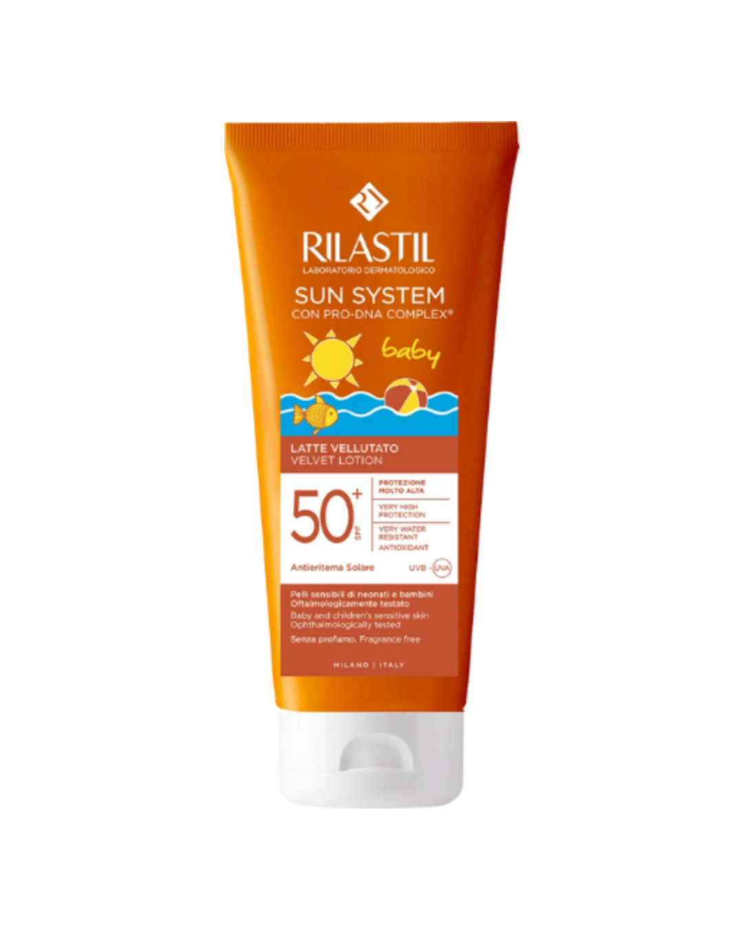 RILASTIL Baby Velvet Fotoprotector SPF 50+ 200 ml