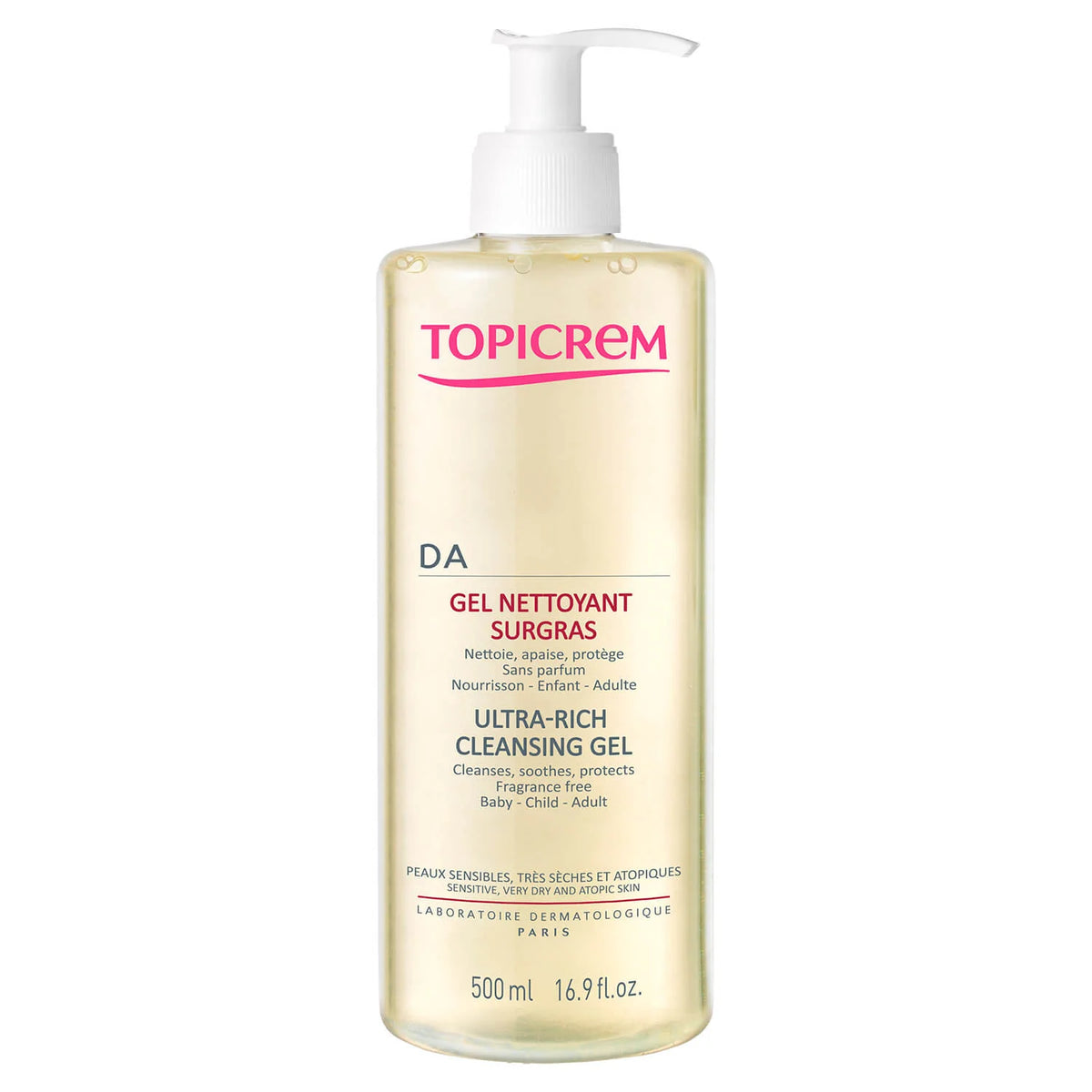Topicrem DA protec gel 500ml